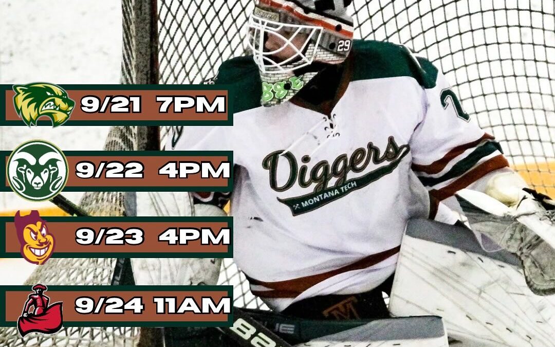 This weekend the boys are hitting the road for the Beehive Classic! Your Montana Tech Orediggers are taking on FOUR games!