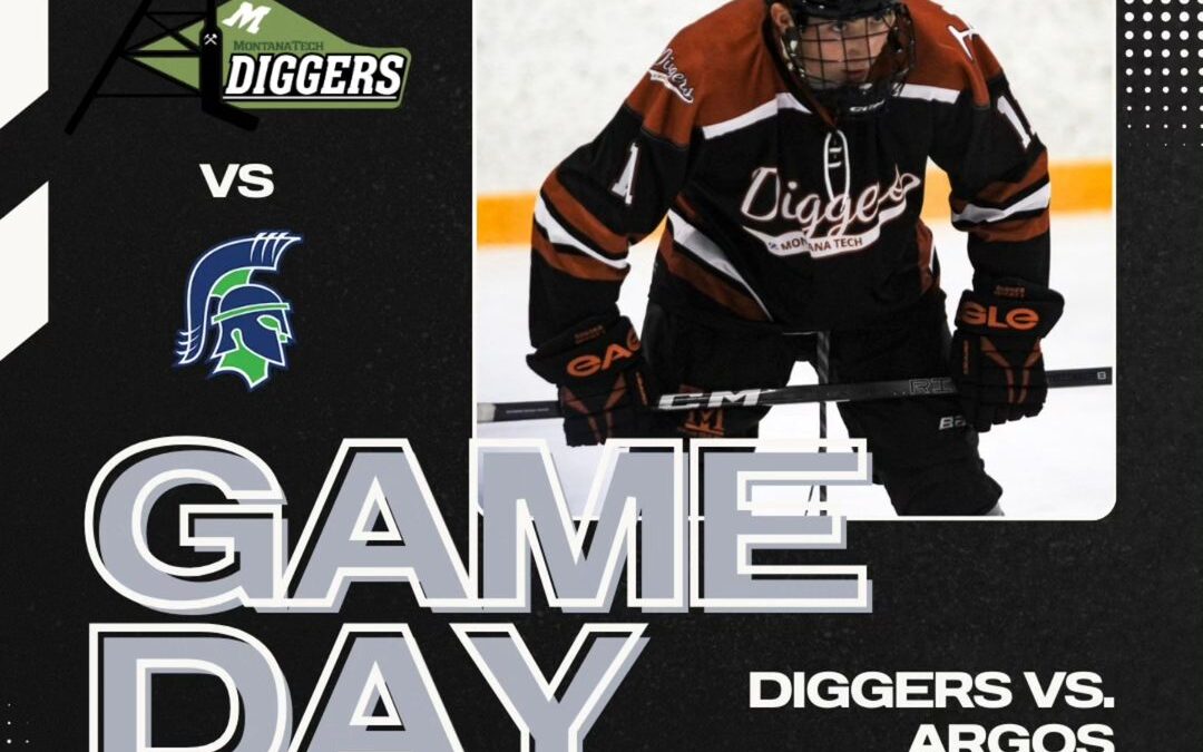 WHO WANTS SOME FRIDAY HOCKEY?! Join us at the Butte Community Ice center FRIDAY, November 15th, as the Diggers take on the Providence Argos in the first game of a home and home set!